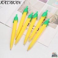 KATAKAN Press Pencil Creative 0.5, 0.7mm Carrot Cactus Corn Soft Gel Pen