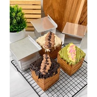 Square cromboloni pan, mini bread pan, bread pan