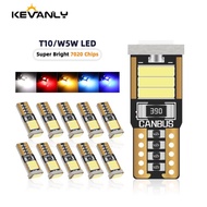 1ps T10 Led Canbus W5W Led Bulb Car Interior Light NEW 7020 8smd 194 168 No Error 12V Reading Dome L