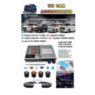 TOYOTA VELLFIRE ALPHARD HARRIER LEXUS RX 360 CAMERA SYSTEM DYNAVIN