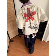 Spray Paint Graffiti Denim Jacket - Unisex Street Style
