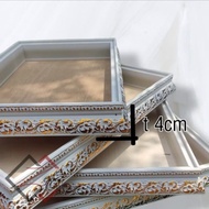 20x30 gift Box 25x35/ 30x40/ 35x45/ - White gold carved dowry Box Type 450