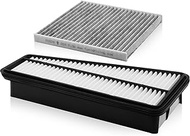 BESTWELL4U Comb Engine Cabin Air Filter for Toyota Tacoma 4.0L V6 2015 2014 2013 2012 2011 2010 2009