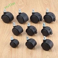STELLARTECH Chair Wheel Swivel Sliding 4Pcs For Industrial Furniture Trolley Replacement Plate Silen