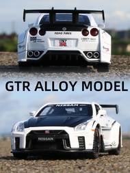 1:32 Nissan Skyline Ares GTR R34 R35 Diecasts &amp; Toy High Simulation Pull Back Collection Kids Toys Vehicles Metal Toy Car Model