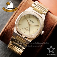 AMERICA EAGLE นาฬิกาข้อมือผู้ชาย สายสแตนเลส รุ่น AE8023M - Gold/Gold