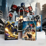 New Transformers Birthday Souvenir Bag Optimus Prime Bumblebee Portable Paper Bag Factory Direct Sal