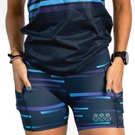 【hot】●♧▲  TRES PINAS Triathlon Shorts Cycling Spodenki Damskie Pants Elastic Biker