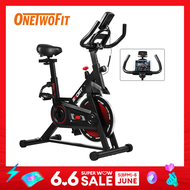 OneTwoFit 6KG FlyWheel Spin Bike Professional Home Gym Women Man Fitness Exercise OT281