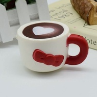 Slow Rising Squishy Toy Heart Bowknot Simulation Cup