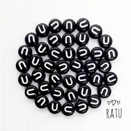 Alphabet Beads Manik Abjad Huruf U