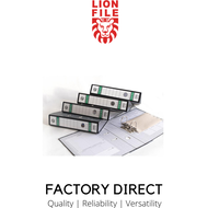 Lion File Arch File F4 3 Inch Spine | Lever Arch File