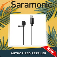Saramonic SR-ULM10L Omnidirectional USB Lavalier Microphone (19.7' Cable)