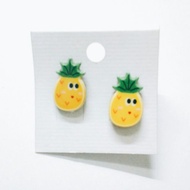 Funny pineapple earrings