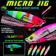 Salvator full gid chinu Metal Jig Fishing Bait 10gram 15gram 20gram Micro Jig Copy Exodus Killer CNC