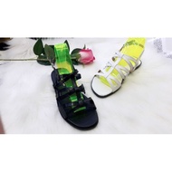 Genuine soft leather low-cut warrior sandals