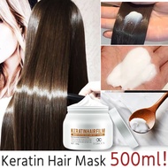 Keratin Repair Premium Keratin Hair Mask 500g Hair Conditioner  For Frizzy Hair Nourishing Treatment Damaged Dry Hair Moisturizing Hair Salon-level Hair Cream Hair Hair Loss