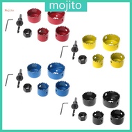 Mojito 6Pcs Hole Circular Saw Set Drill Bit Cutting Cutter Round 32mm 38mm 45mm 54mm