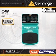 Behringer CS400 Compressor/Sustainer Guitar Effects Pedal (CS-400 / CS 400)