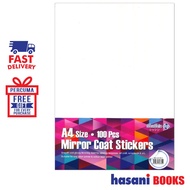 Hasani Shashin Mirror Coat A4 Stickers (100 Pcs) MCS60338/9555581603382