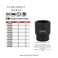 3/4 DR SOCKET 6PT/12PT (17MM-31MM)
