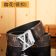 Lv New Style Fashion Business Luxury Belt Men Retro Presbyopic Trendy Durable Belt AK