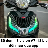 Demi i8 Vision A7 - i8 Ble Set Changes Color via App.