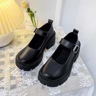 ฤดูร้อนรองเท้าหนังขนาดเล็กหญิงญี่ปุ่นjkรองเท้าน่ารักนักเรียนแมรี่เจนหัวกลม2022ใหม่รองเท้าลำลอง（สปอตสินค้า）