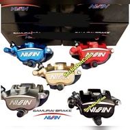. KALIPER CALIPER NISSIN SAMURAI 2P 2 PISTON DEPAN BELAKANG NMAX AEROX CBR 150 MX KING VIXION NEW SA