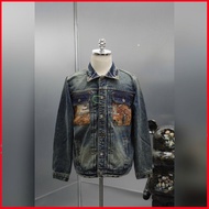 [DENIM GUANG ZHOU] Premium Denim WashJacket, Unique Embroidery, Thick Fabric AK-059 VIC