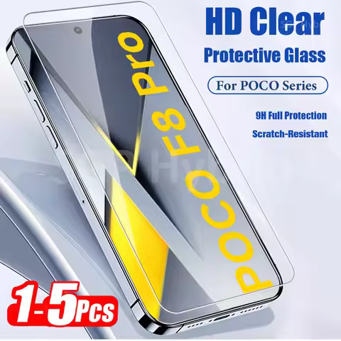 1-5Pcs For Xiaomi POCO F8 Pro Screen Protector Unlock Tempered Glass POCOF8 Ultra F8Pro F8Ultra F9Pr