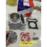 LC135/y15zr/fz150 RACING BLOK 57MM SEMIDOME FORGINE PISTON WITH CERAMIC BLOK