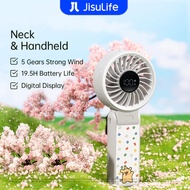 [JisuLife x Maltese] Life7 Handheld Fan Grey Limited Edition (5000mAh) 19.5H | 线条小狗 | Cute Design | 