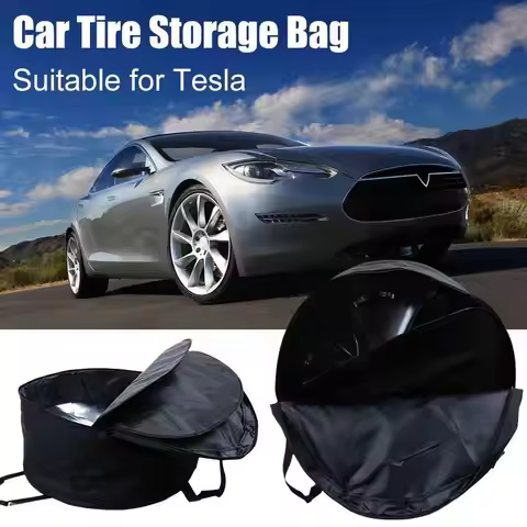 Hubcaps Storage Bag Wheel Cover Storage Bag For Tesla Y Heel Hub Cap Portable Carrying Organizer Bag