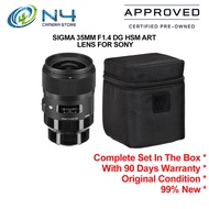 SIGMA 35mm F1.4 DG HSM Art For Sony E-Mount