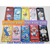 Soft Case Full Warna Full Doraemon Biru Vivo Y12S Y20 Y20S Y20I Y20G
