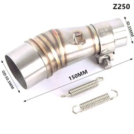 Motorcycle Exhaust Middle Pipe For Kawasaki Ninja 250 250R Z250 ER6N R25 R3 GP Muffler Link Pipe Ada