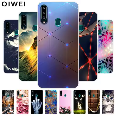 For Samsung A20S Case Lovely Fashion Soft TPU Back Cover For Samsung Galaxy A20S / A20E Phone Cases