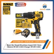 Dewalt DCD709 Brushless Hammer Drill Bor Tembok Baterai 18/20V max 13mm DCD709N-KR + Baterai Dewalt