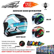 GRACSHAW GEOMAX G555 QUICKSTER HELMET DOUBLE VISOR (GRACSHAW HELMET GEOMAX G555 QUICKSTER OPEN FACE)