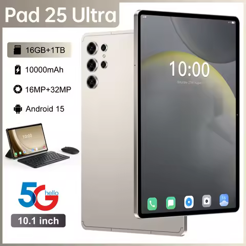 2025 Original Pad 25 Ultra Tablet 10.1 inch Android 14 Global Snapdragon870 10 Core 16GB+1024GB 1000
