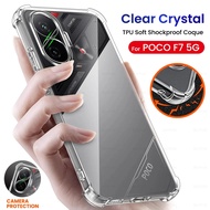 For PocoF7 Shockproof Silicone Soft Case For Xiaomi Poco F7 F6 Pro Ultra F 7  Clear Ultra-Thin Cover