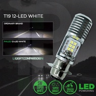 MotoPlex Motorcycle LED Headlight Bulbs T19 P15D H4 Genuine LED Headlight Components