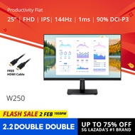 PRISM+ W250 25" 144Hz Productivity Flat Monitor [1920 x 1080][NEW UPGRADE FROM 24'']