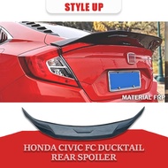 HONDA CIVIC FC DUCKTAIL REAR SPOILER MATERIAL FRP WITHOUT PAINT