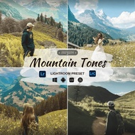 Mountain Tones | Preset Lightroom Viral | Mobile & Desktop | Aesthetic Presets | Instant Download | 