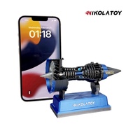 Aviation Engine Mini Model Trent900 Airplane Vortex Fan Engine Model Can Start Children's Machinery 