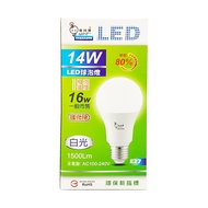 電精靈 LED 球泡燈/14W-白光(DRY-14W)