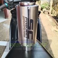 Silencer silencer silencer silencer SC project Stenliss + Clamp and spring