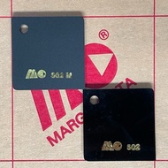 acrylic akrilik marga cipta mc lembaran hitam doff satin gerrsi 6282zt